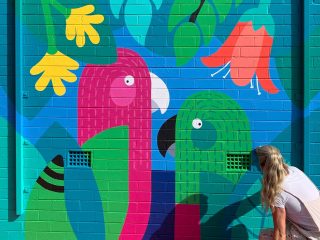 King Parrots Mural